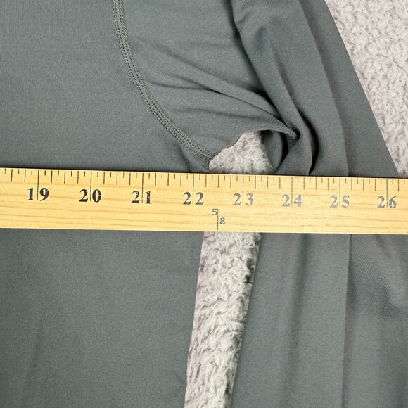 Gymreapers 1/4 Zip Pullover Mens L Gray Long Sleeve Workout Skull Performance - Picture 8 of 10